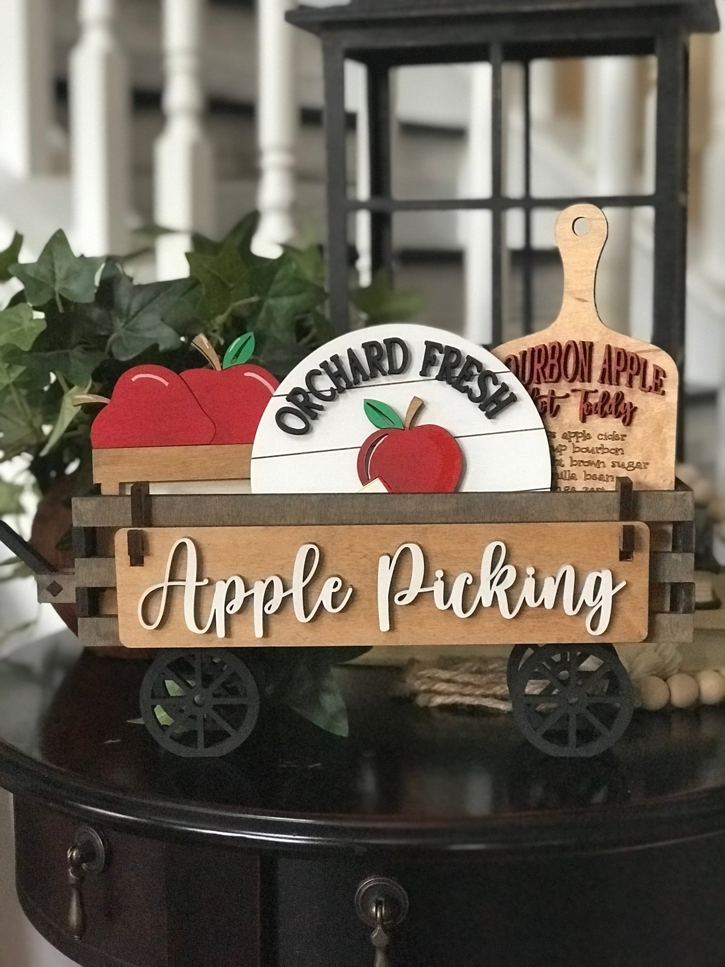 UNFINISHED Apple Picking Insert DIY Set for Wagon - Wholesale Set of 6