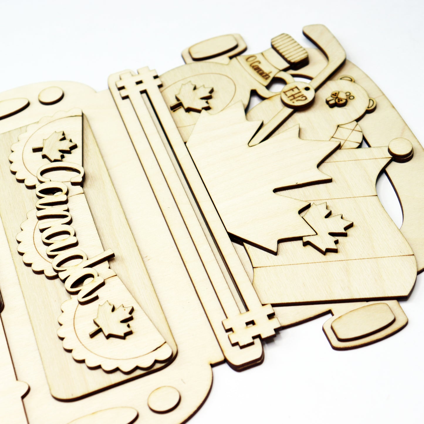 Canada Interchangeable Inserts (Trucks, Door Hanger, Breadboards) - Wholesale Set of 6