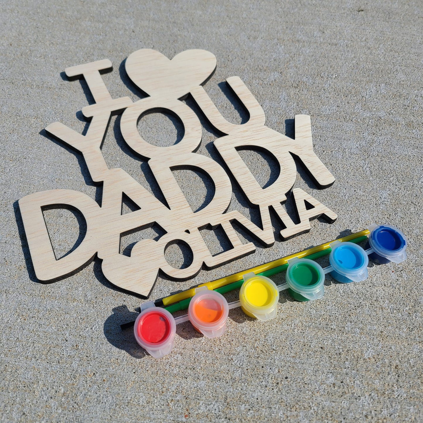 Personalized Father's Day Paint Kit