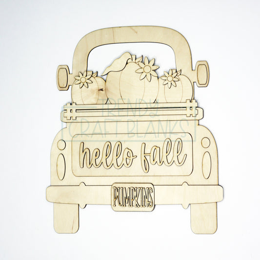 Hello Fall Interchangeable Inserts (Trucks, Door Hanger, Breadboards) - Wholesale Set of 6