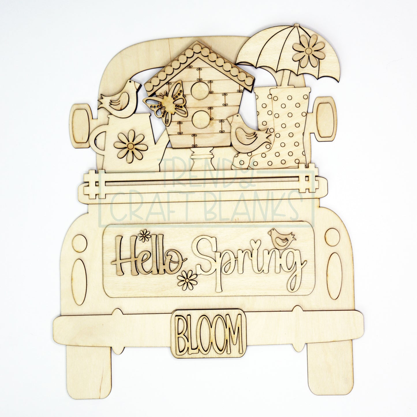 Hello Spring Interchangeable Inserts (Trucks, Door Hanger, Breadboards) - Wholesale Set of 6